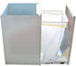 Kokomo Grills 24 Inch Stainless Steel Trash/Propane Pull-Out Drawer | Trash Bag Holder
