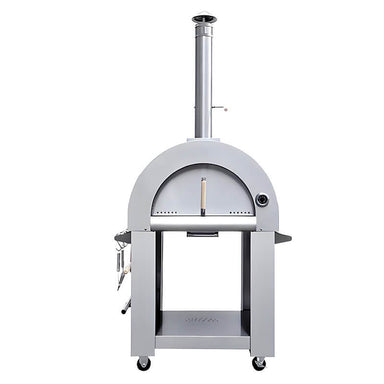 Kokomo Grills 32 Inch Wood Fired Stainless Steel Pizza Oven | Front View
