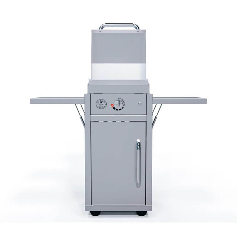 Le Griddle - Wee Gas Griddle Freestanding Cart with Single Access Door for Storage