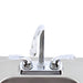 Lion Premium Q BBQ Island: 15-Inch Stainless Steel Sink | Hot and Cold Faucet