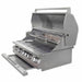 Lion Premium Q BBQ Island: Lion L90000 40-Inch 5 Burner Gas Grill | Grease Tray Pull-Out Drawer