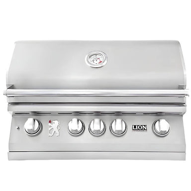 Lion L75000 32-Inch 4-Burner Stainless Steel Built-In Grill