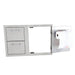 Lion Prominent Q BBQ Island 33-Inch Combo | Paper Towel Holder Interior Door