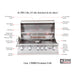 Lion Premium Q BBQ Island: L9000 40-Inch 5-Burner Built-In Grill | Features