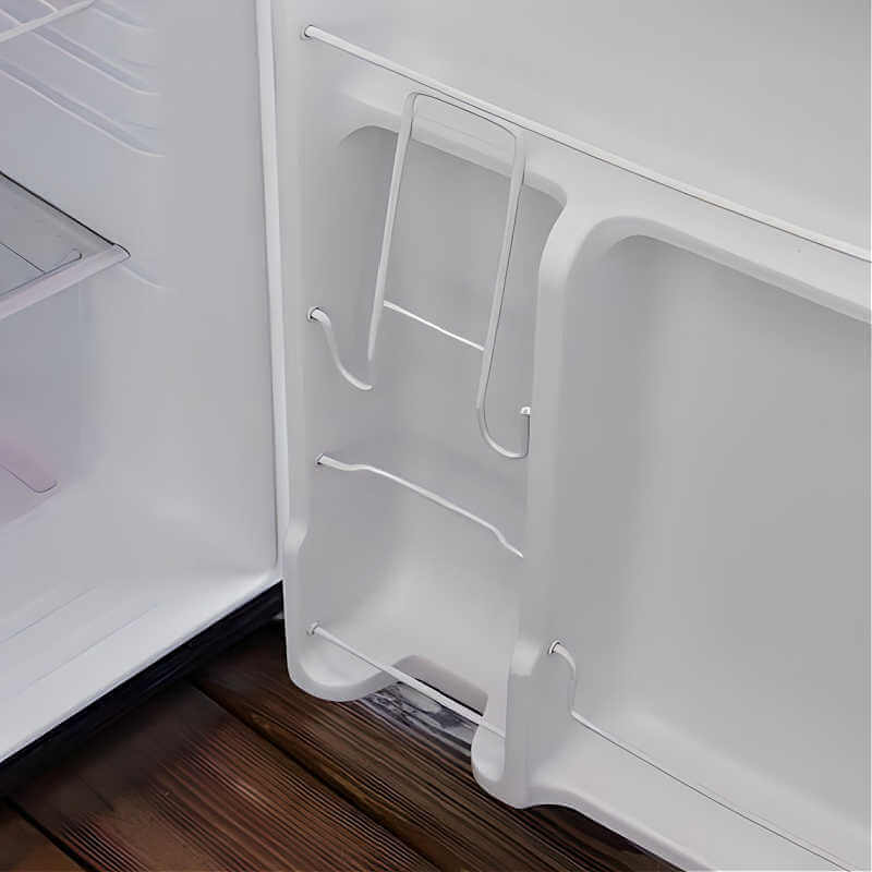 Lion Resort Q BBQ Island: 20-Inch 4.5 Cubic Ft Compact Refrigerator | Can Dispenser