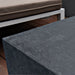 Elementi 55 Inch Hampton  Fire Table In Dark Gray With durable concrete construction