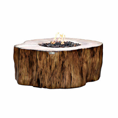 Elementi Manchester Round Driftwood Concrete Fire Table