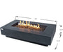 Elementi Plus Positano Slate Black Concrete Fire Table Dimensions