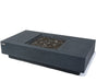 Elementi Plus Cannes Slate Black Concrete Rectangular Fire Table - OFG416DG
