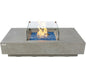 Elementi Plus Monte Carlo Fire Table with tempered glass wind guard