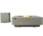 Elementi Plus Lucrene Fire Table with Optional Propane Tank Cover
