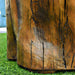 Elementi Manchester Driftwood Propane Tank Cover with Wood Grain Surface