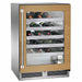 Perlick 24-Inch Signature Series Panel Ready Glass Door Outdoor Wine Reserve w/ Lock | Right Hinge