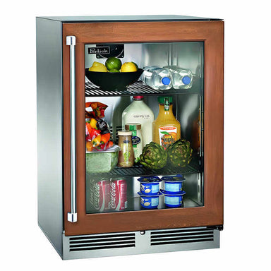 Perlick 24-Inch Signature Series Panel Ready Glass Door Outdoor Refrigerator | Cabinet Panel - Right Hinge