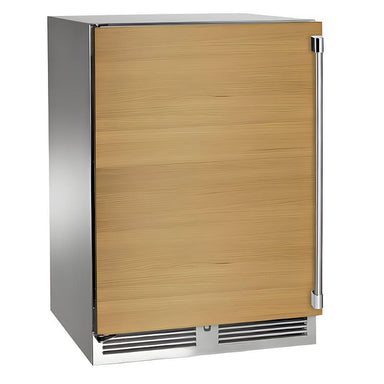 Perlick 24-Inch Signature Series Panel Ready Outdoor Dual Zone Refrigerator/Wine Reserve w/ Lock | Left Hinge