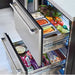 Perlick 24-Inch Signature Series Panel Ready Outdoor Dual Zone Refrigerator/Freezer Drawers w/ Lock | Interior