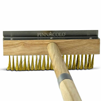 Pinnacolo 10-Inch Wire Bristle Broom for Pizza Oven | Wire Bristles