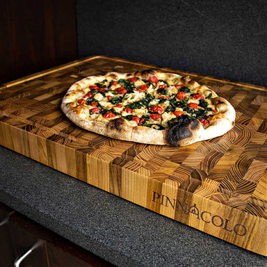 Pinnacolo 18-Inch x 24-Inch Teak Wooden Cutting Board | Large Cutting Board Area