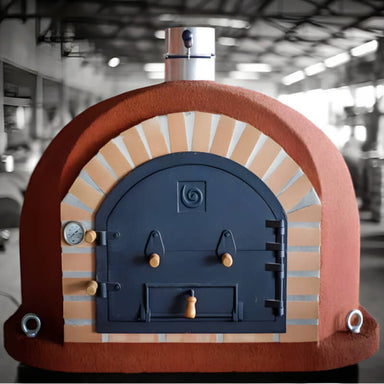 ProForno Royal Traditional Wood Fired/Hybrid Brick Pizza Oven | Native Red