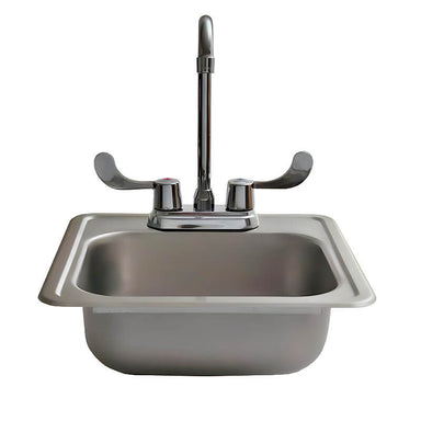 RCS 15 X 15 Outdoor Stainless Steel Drop In Sink | Swivel Spout