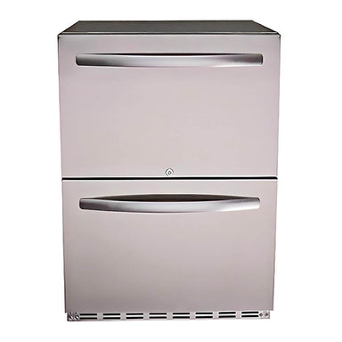 RCS 24-Inch 5.2 Cu. Ft. Outdoor Dual Drawer Refrigerator | 304 Stainless Steel Construction