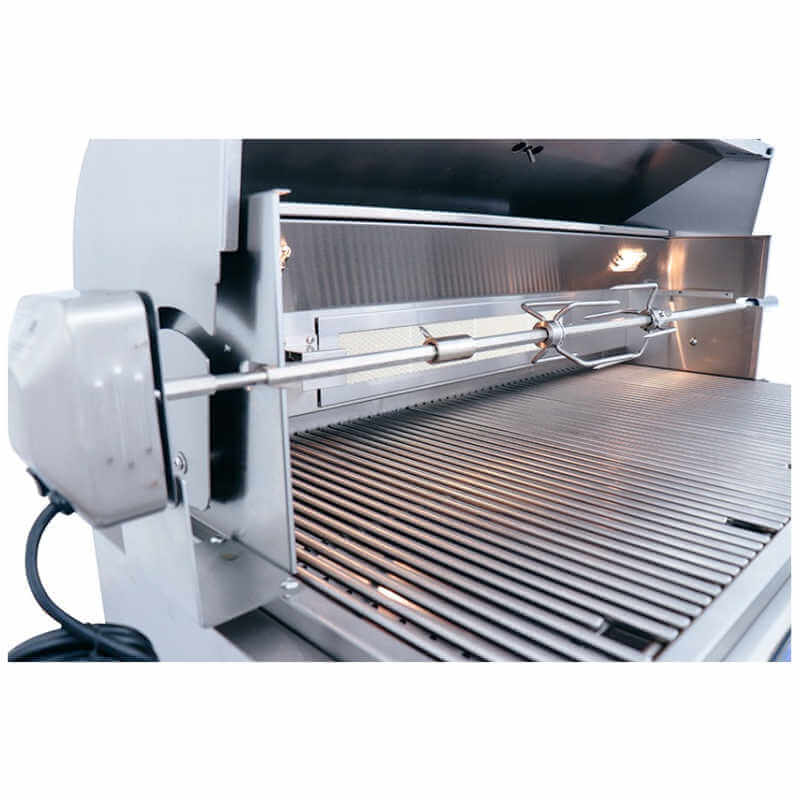 RCS Cutlass Pro 42 Inch Built-In Gas Grill with Ceramic Briquettes | Rotisserie Kit with Forks