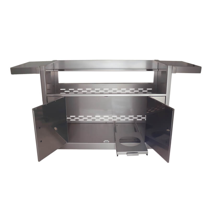 RCS Cutlass Pro 42 Inch Freestanding Gas Grill with Flame Tamers | Pull-Out Gas Tank Holder
