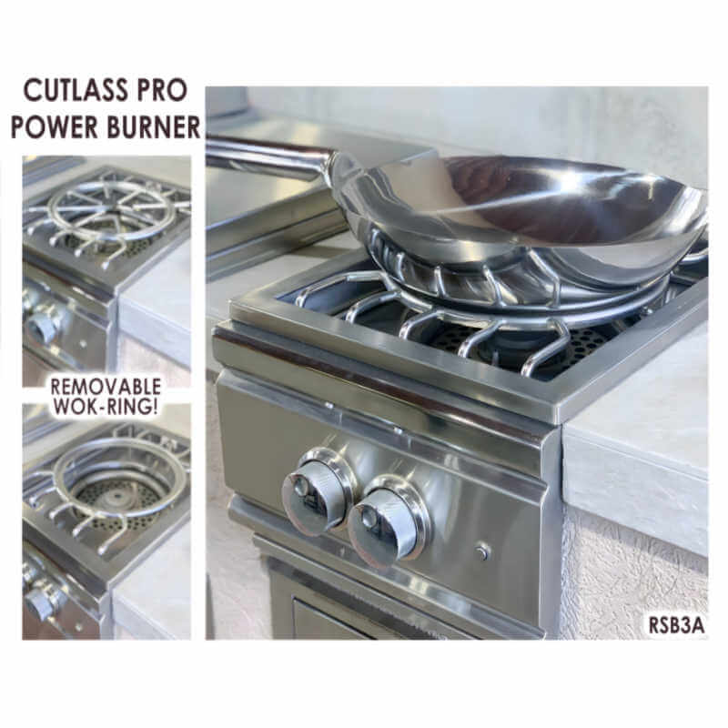 RCS Cutlass Pro Series Power Burner | Wok Ring Capability 