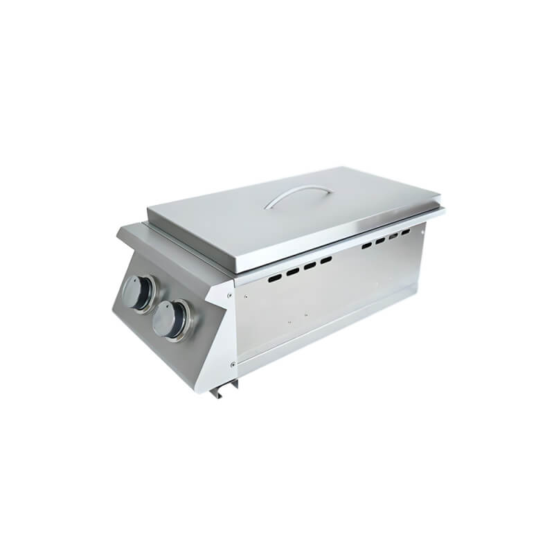 RCS Premier Double Side Burner | Stainless Steel Lid With Handle