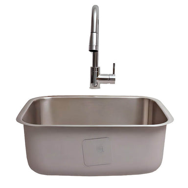 RCS Stainless Steel Undermount Sink With Faucet | Anti-Vibration Pads