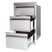 RCS Valiant 17 Inch Double Drawer & Paper Towel Holder | Soft-Closing Drawer Glides