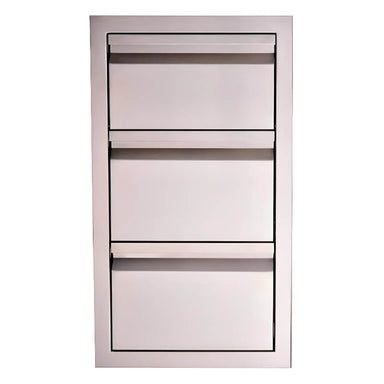 RCS Valiant 17 Inch Stainless Steel Double Drawer & Paper Towel Holder