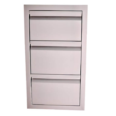 RCS Valiant 17 Inch Stainless Steel Triple Access Drawer | 304 Stainless Steel