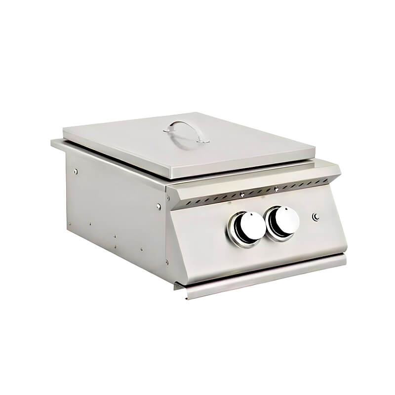 RCS Premier L Series Stainless Steel Pro Power Burner With Stainless Steel Lid