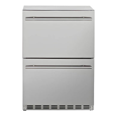 Summerset 24-Inch 5.3 Cu. Ft. Outdoor Rated Two Drawer Refrigerator