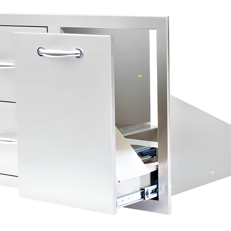 Summerset 33-Inch 2 Drawer and Propane Tank Pullout Drawer Combo | Propane Tank Holder