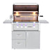 Summerset Alturi 36 Inch 3 Burner Freestanding Gas Grill With Rotisserie | Double Lined Grill Hood