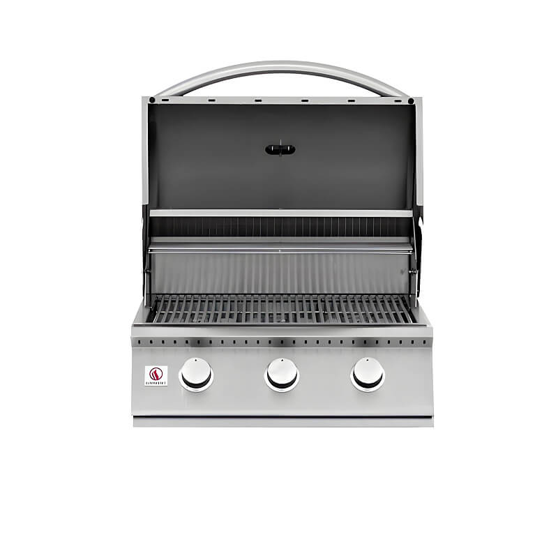 Summerset Sizzler 26-Inch 3-Burner Freestanding Gas Grill | Double Lined Grill Hood