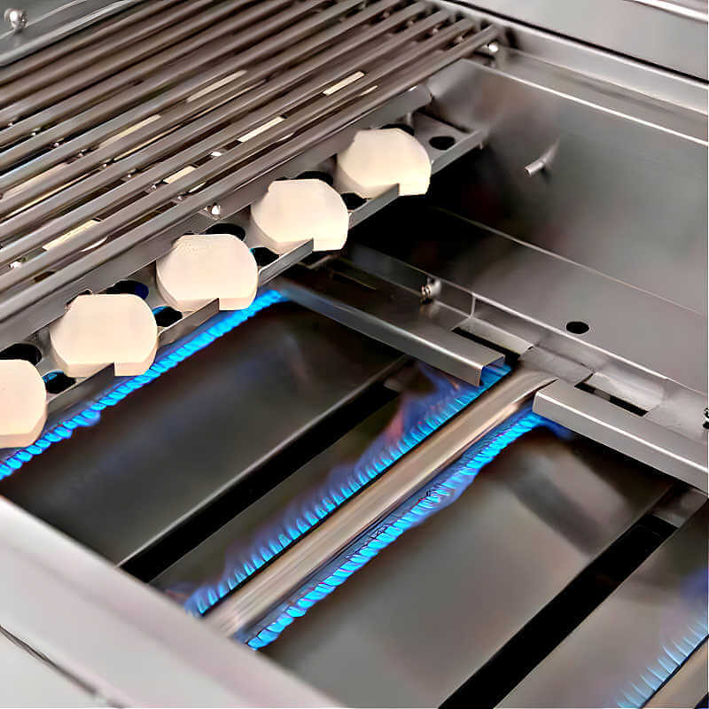 Summerset Sizzler 32 Inch 4 Burner Built-In Gas Grill | Stainless Steel Tube Burners