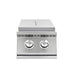 Summerset Sizzler Built-In Double Side Burner | Stainless Steel Removable Lid