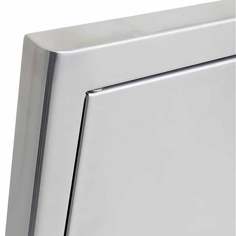 Blaze 32-Inch Stainless Steel Double Door | Beveled Edge