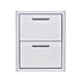 Blaze 16-Inch Stainless Steel Double Drawer