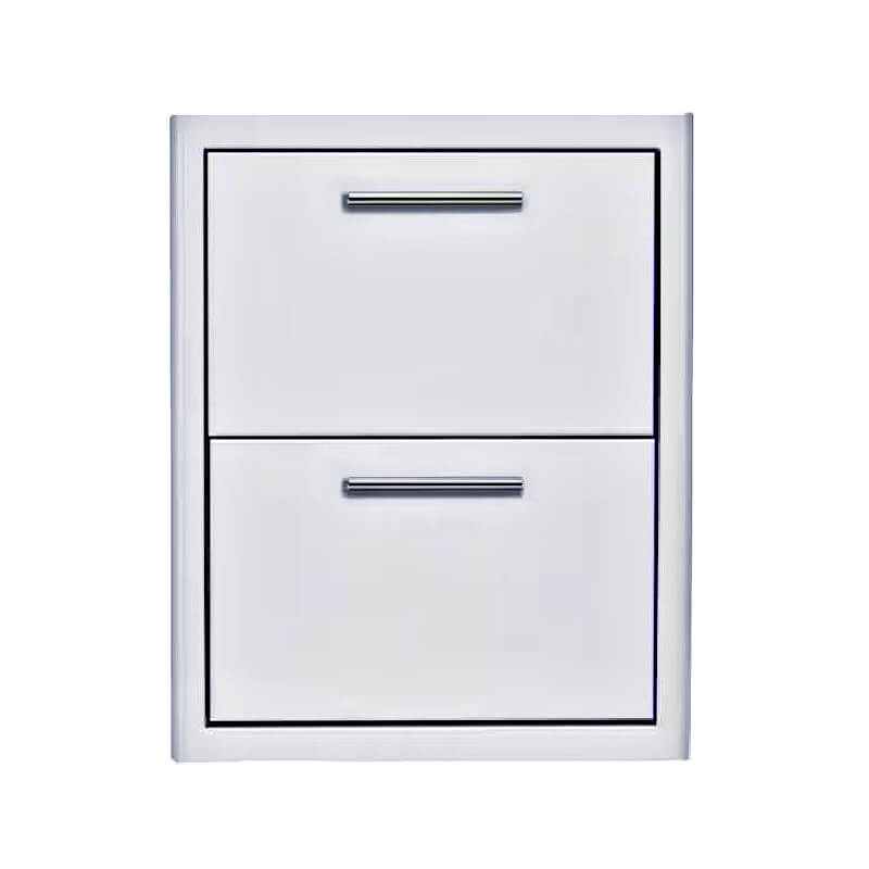 Blaze 16-Inch Stainless Steel Double Drawer