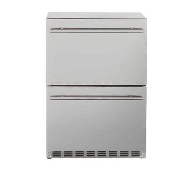 TrueFlame 24-Inch 5.3 Cu. Ft. Outdoor Rated Two Drawer Refrigerator