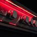 TrueFlame 25 Inch 3 Burner Built-In Gas Grill | Red LED Lights on Control Panel