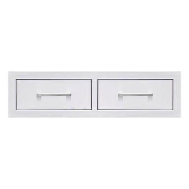 TrueFlame 32-Inch Stainless Steel Horizontal Double Drawer - TF-DR2-32H