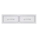 TrueFlame 32-Inch Stainless Steel Horizontal Double Drawer - TF-DR2-32H