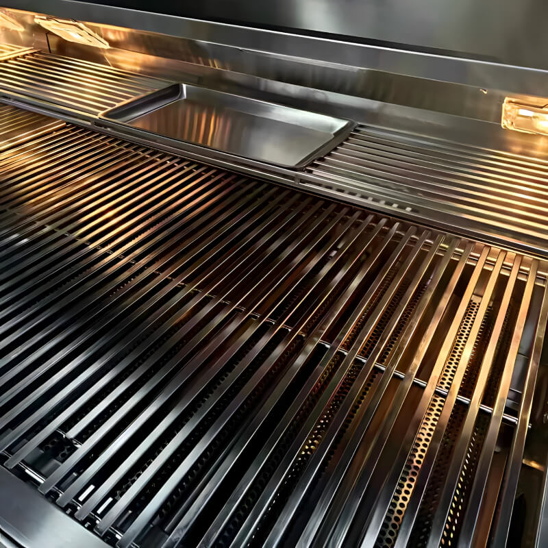 TrueFlame 40 Inch Freestanding Grill -TF40FS | Square Stainless Steel Cooking Grates