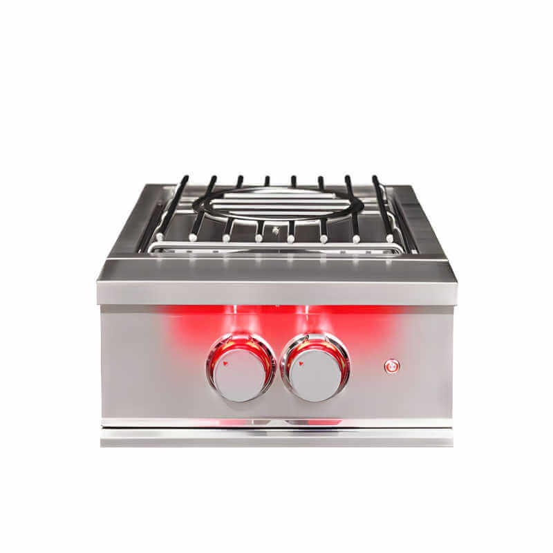 TrueFlame Built-In Stainless Steel Power Burner | 304 Solid Stainless Steel Cooking Grates