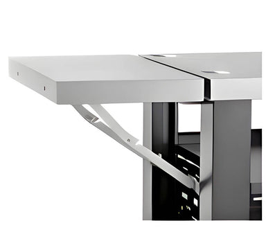 Vesuvio Massimo Wood-Fired Pizza Oven Cart | Stainless Steel Folding Shelf